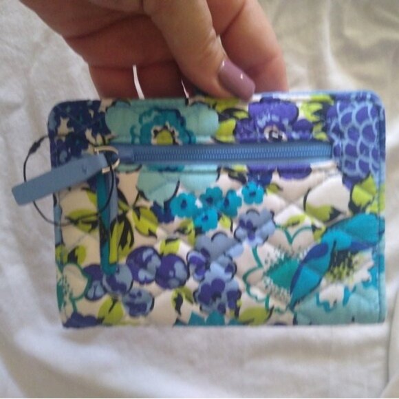 Vera Bradley Snap ID Wallet, Blueberry Blooms - Picture 8 of 9
